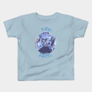 NewJeans blue cute graphic design Kids T-Shirt